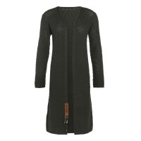 Knit Factory Luna Strickjacke 40/42 Glatt Gr&uuml;n