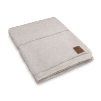 Knit Factory Yara Decke 160x130 cm Gestreift Beige