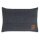 Knit Factory Yara Kissen 60x40 cm Gestreift Anthrazit