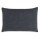 Knit Factory Yara Kissen 60x40 cm Gestreift Anthrazit