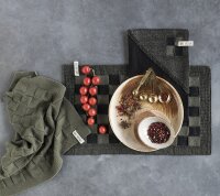 Knit Factory Uni Küchenhandtuch 50x50 cm Glatt...