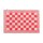 Knit Factory Block Tischsets 50x30 cm Kariert Beige Rot
