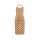 Knit Factory Block Küchenschürze One Size Kariert Beige Gelb