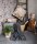 Knit Factory Uni Decke 160x130 cm Glatt Anthrazit