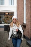 Knit Factory Coco Mütze One Size Glatt Beige