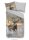 good morning Flanell Bettwäsche 2 teilig Bettbezug 135 x 200 cm Kopfkissenbezug 80 x 80 cm Michel 2568.99.08 Multi