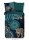 HIP Mako Satin Bettwäsche 155 X 220 cm + 1 x 80 X 80 cm Imena bunt