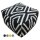 Soma Bodenkissen Sitzwürfel Pouf Kelim Style Sitzhocker Fußhocker Peru 55x37x55 cm handbedruckt in 4 Farb (BxHxL) 55 x 37 x 55 cm schwarz