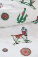 Beddinghouse Kids Bettwäsche Renforcé 2 teilig Kopf Kids Lama Adventure 196299 Multi 135 x 200 cm, 80 x 80 cm bunt