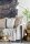 Knit Factory James Kissen 50x50 cm Glatt Anthrazit