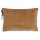 Knit Factory James Kissen 60x40 cm Glatt Braun