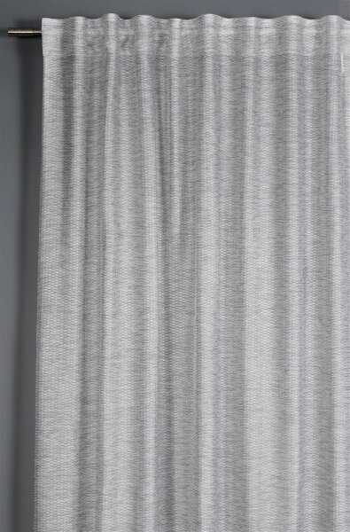 Gardinia Jaquard-Voile grau 140 x 245 cm