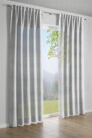 Gardinia Jaquard-Voile grau 140 x 245 cm
