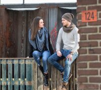 Knit Factory Coco Mütze One Size Glatt Braun