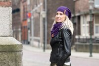 Knit Factory Coco Mütze One Size Glatt Braun