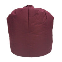 Soma Sitzsessel Sitzsack Garten Sessel ø 60 H 70 cm Gamingsessel outdoor Bamba sehr formstabil pflegeleic (BxHxL) 60 x 70 x 60 cm rot - bordeaux