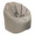 Soma Sitzsessel Sitzsack Garten Sessel ø 60 H 70 cm Gamingsessel outdoor Bamba sehr formstabil pflegeleic (BxHxL) 60 x 70 x 60 cm beige - taupe