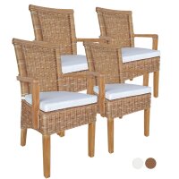 Soma Esszimmer-Stühle-Set mit Armlehnen 4 Stück...