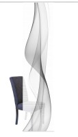 Home Wohnideen Schiebevorhang Digitaldruck Bambus-Optik "Welario"  260 x 60 cm Grau