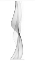 Home Wohnideen Schiebevorhang Digitaldruck Bambus-Optik "Welario"  260 x 60 cm Grau