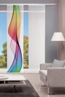 Home Wohnideen Schiebevorhang Digitaldruck Bambus-Optik "Welario"  260 x 60 cm Multicolor