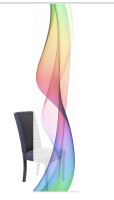 Home Wohnideen Schiebevorhang Digitaldruck Bambus-Optik "Welario"  260 x 60 cm Multicolor
