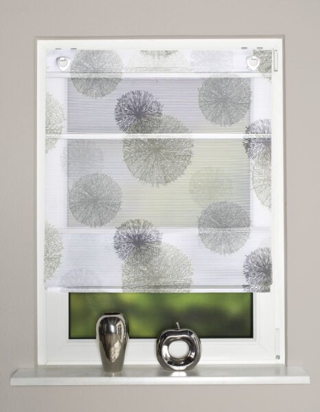 Home Wohnideen Magnetrollo Bambusoptik "Rawlins" 130 x 45 cm Stein