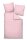 Janine Mako-Satin Bettwäsche 240x220+2x80x80 3 teilig  Colors 31001-11-633 rosa