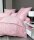 Janine Mako-Satin Bettwäsche 240x220+2x80x80 3 teilig  Colors 31001-11-633 rosa