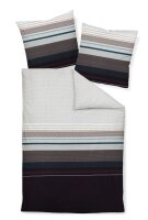 Janine Mako Satin 3 teilig Bettbezug 240 x 220 cm...