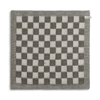 Knit Factory Block Küchenhandtuch 50x50 cm Kariert...