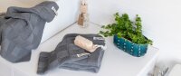 Knit Factory Ivy Waschlappen 12x24 cm Grau