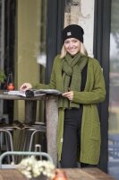 Knit Factory Luna Strickjacke 40/42 Glatt Gr&uuml;n