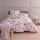 Estella Mako-Satin Bettwäsche 5 teilig Bettbezug 200 x 200 cm Kopfkissenbezug 2 x 80 x 80 cm + 2 x 40 x 80 cm Belmira rosa