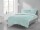Irisette Mako-Satin Bettwäsche Set Carla 8253 jade 240 x 220 cm + 2 Kissenbezüge 80x80 cm