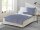 Irisette Mako-Satin Bettwäsche Set Nora 8255 blau 135 x 200 cm + 1 Kissenbezug 80x80 cm