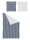 Irisette Mako-Satin Bettwäsche Set Nora 8255 blau 135 x 200 cm + 1 Kissenbezug 80x80 cm