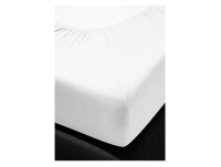 Irisette Mako-Jersey Spannbetttuch Jupiter 0008 weiss 150 x 200 cm + 140-160 x 200 cm