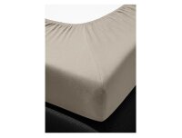 Irisette Mako-Jersey Spannbetttuch Jupiter 0008 kiesel 100 x 200 cm + 90-100 x 190-220 cm