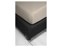 Irisette Mako-Jersey Spannbetttuch Jupiter 0008 kiesel 100 x 200 cm + 90-100 x 190-220 cm