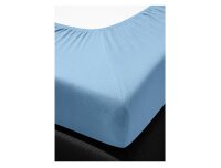 Irisette Mako-Jersey Spannbetttuch Jupiter 0008 dkl-blau 150 x 200 cm + 140-160 x 200 cm