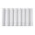 Gerster Bistro bestickt, Kleine Kreise B = 150 x H =45 cmTransparent Voile Kreise hellgrau