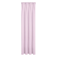 Gerster Schal mit Käuselband und Tunnelzug, 100%Baumwolle, GOTS zertifziert B = 140 x H =245 cmTransparent Webware Uni rosa