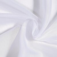 Gerster Store Marina mit Smokband, variabel B = 300 x H =175 cmHalbtransparent Effektvoile Uni weiß