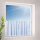 Gerster Stickereibistro B = 150 x H =50 cmTransparent Voile Graphisch weiß