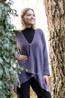 Knit Factory April Strickjacke 36/38 Glatt Schwarz