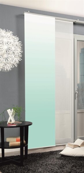 Home Wohnideen Schiebevorhang Dekostoff Digitaldruck "Madrid" 245 x 60 cm Mint