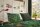 HIP Mako Satin Bettwäsche 155 X 220 cm + 1 x 80 X 80 cm Botalia grün