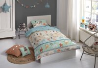 good morning Renforcé Bettwäsche 2 teilig Bettbezug 100 x 135 cm Kopfkissenbezug 40 x 60 cm Play 30005.99.77 Multi
