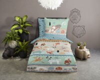 good morning Renforcé Bettwäsche 2 teilig Bettbezug 100 x 135 cm Kopfkissenbezug 40 x 60 cm Play 30005.99.77 Multi